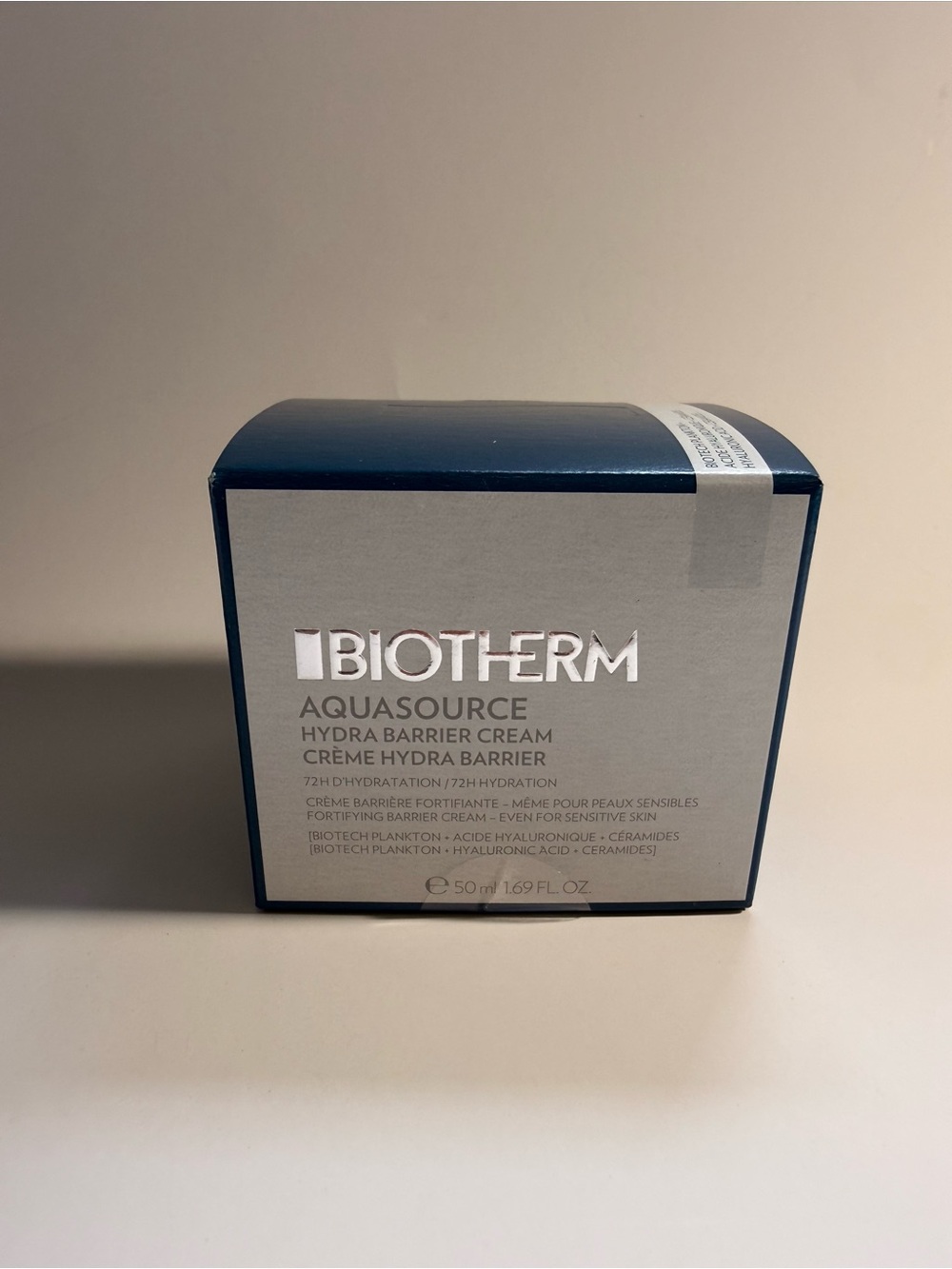 Biotherm Aquasource Hydra Barrier Cream - Blue